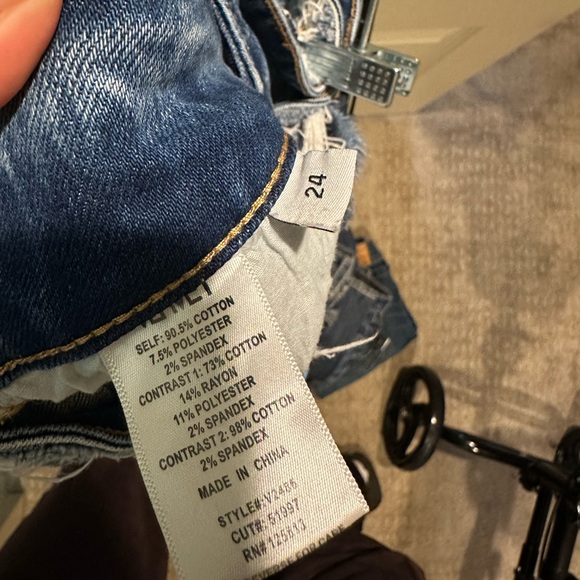 Vervet by Flying Monkey Flared Patchwork Jeans - Picture 9 of 9